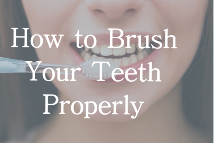 How to  brush your teeth properly